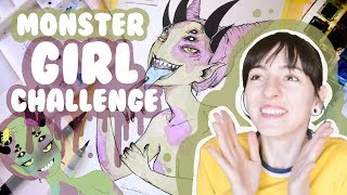 ◾️MONSTER GIRL CHALLENGE - Luca Addams