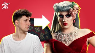 Boy To Girl DRAG Transformation VALENTINES DAY |  By Sasha Miskina