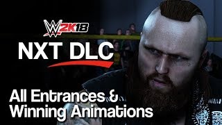 WWE 2K18: All NXT DLC Entrances & Winning Animations
