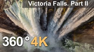 360°, Victoria Falls, Zambia-Zimbabwe. Part II. 4К aerial video