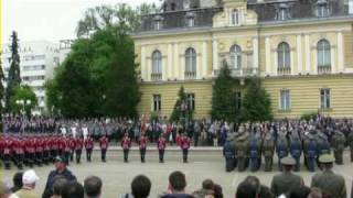 Military parade Sofia Bulgaria 6 May 2010