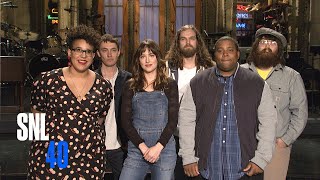 Dakota Johnson Shocked To Hear She Can Remain Clothed For SNL Promos with Alabama Shakes
