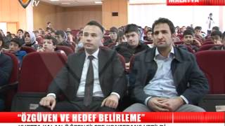 Mesut AKTAN'ın düzenlediği "özgüven ve hedef" konferansı (vuslat tv)