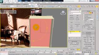 3d max моделирование - курс Патефонная комната - урок 17-1 - шкаф для книг
