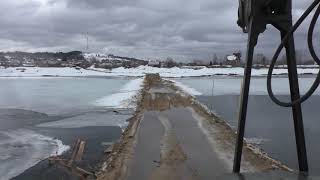 Диск колеса сломался Дорога хреновая Переправа то-же не Айс...