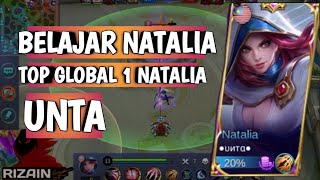 BELAJAR NATALIA DARI UNTA TOP GLOBAL 1 NATALIA MOBILE LEGENDS