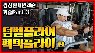 개인레슨 가슴3편│펙덱플라이,덤벨플라이 PecdecFly,DumbellFly