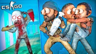 ТОЛЬКО НЕ ШУМИ! ОН УВИДИТ НАС ЗА УГЛОМ И ДОГОНИТ! МАНЬЯК В CS:GO (ВЕСЕЛЫЕ ПРЯТКИ В КС ГО)