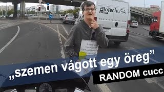 "szemen vágott egy öreg"