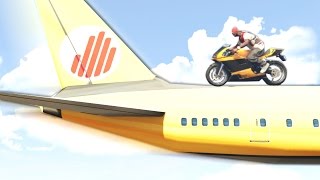 ВОЗДУШНЫЙ МОТОПАРКУР ПО САМОЛЕТАМ В GTA 5 ONLINE ( ГТА 5 ГОНКИ )