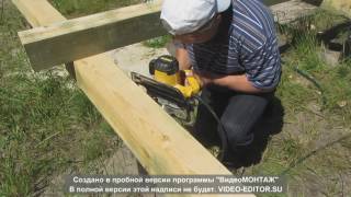 Нижняя обвязка каркасного дома