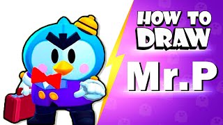 Как Нарисовать Mr.P|How To Draw Mr.P|Бравл Старс|Brawl Stars