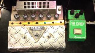 Vintage Ibanez Tube Screamer TS808 vs Mesa Boogie V Twin