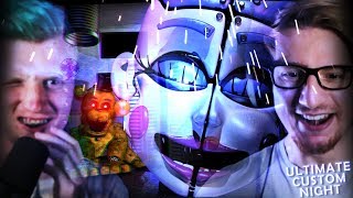 BEATING 40/20 MODE!! (8000 POINTS) | FNAF: Ultimate Custom Night #7
