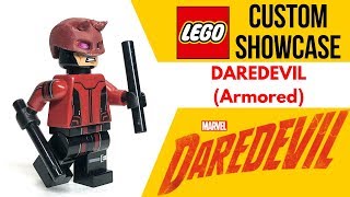 How to Build a Custom LEGO Daredevil Minifigure!