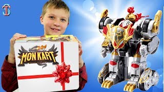 От кого ПОДАРОК ? для Тимы и ПОДПИСЧИКОВ!? Новый робот трансформер Монкарт (Monkart)?