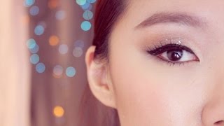 Easy Holiday Makeup Tutorial Great for monolids and asian eyes 홀리데이 메이크업 Suzy Kpop makeup Inspired