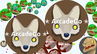 Agar.io Let's Team T.Rex Destroying Teams On Mobile! (Agario Best Moments)