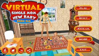 Virtual Single Mom New Baby Born Sim | Android Gameplay HD