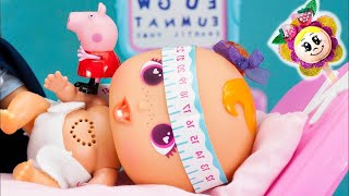 ? Bebés Bellies: hora de llevar a los bebés de Peppa Pig y Pinypon a pesar, a medir y a revisión