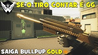 Warface: SE O TIRO CONTAR É GG | Saiga Bullpup Gold