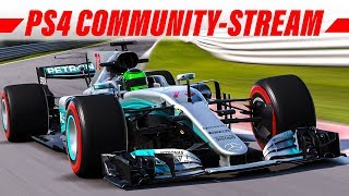 F1 2017 Livestream: Online Community-Rennen (PS4) | Deutsch