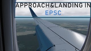 X-Plane 11 Realistic Approach&Landing in EPSC Szczecin, Poland