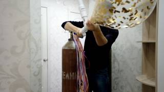 Наполнитель воздушных шаров конфетти / Confetti applicator