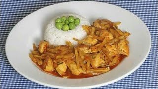 Comidas peruanas Asi es el Delicioso Olluquito con pollo peruano - PEPE HARDY
