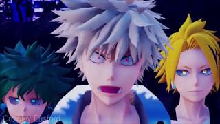 【僕のヒーローアカデミア|BNHA| MMD】Build our machine『Bakugo - Midoriya - Denki』