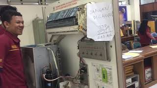 Pengenalan Rangkaian AC Trainer - Lab. Maintenance and Repair Politeknik Negeri Padang