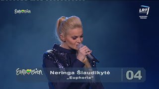 Atlikėja Neringa Šiaudikytė atliko dainų konkursą nugalėjusios Loreen kūrinį "Euphoria“