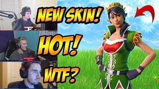 Streamers React To *NEW* TINSELTOES SKIN + NEW CRACKDOWN EMOTE!! | Fortnite Item Shop Today