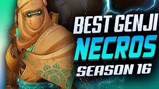 NECROS GRANDMASTER GENJI! 4162 SR! [ OVERWATCH SEASON 16 TOP 500 ]