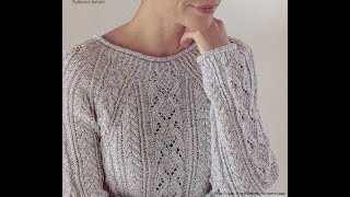 Ажурный Свитер Спицами - 2019 / Open Knit Sweater / Strickpullover öffnen
