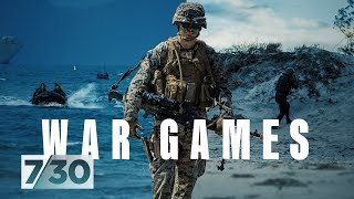 Massive war games prepare for possible superpower showdown in our region | 7.30