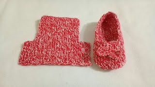 ДЕТСКИЕ СЛЕДКИ ЗА ЧАС на двух спицах/для начинающих