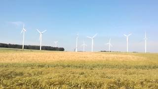 Жизнь в Германии. Каменц. Ветрогенератор смонтирован.
