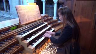 Bach Concerto en La mineur pour 4 clavecins BWV 1065 Pascale Mélis à l'orgue St. Clodoald St. Cloud