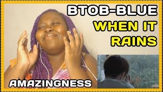 BTOB BLUE When It Rains Reaction [MV]