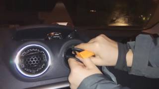 Установка дефлектора печки (воздуховодов) от Renault Kaptur на Renault Duster Logan Sandero Largus