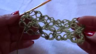 Узор Соломонов узел или Соломонова петля. Вязание крючком * HD (Pattern Solomon knot. Crochet)
