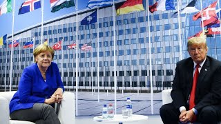 Sommet de l'Otan : Trump et Merkel affichent une unité de façade