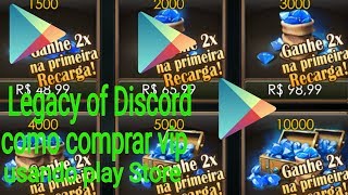 Legacy of Discord como comprar vip usando play Store