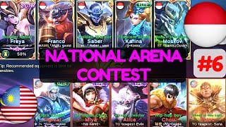 Malaysia VS Indonesia [1st Game 040617] National Arena Contest Mobile Legends