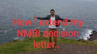 How i extend my NMBI Ireland decision letter ?? | VLOG-1| JIJIN GEORGE NEDUMKUZHY