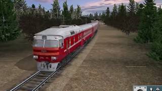 Покатушки на ДР1А-814 в trainz simulator 2012