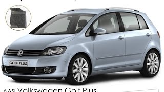 Автомобильные коврики для Volkswagen Golf Plus (Фольксваген Гольф Плюс) 2005-2008, 2009- Luxmats.ru