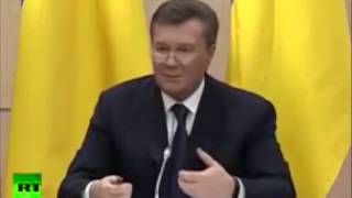 Янукович читает реп на пресс-конференции в Ростове-на-Дону / Yanukovich rap