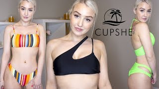 CUPSHE BLUE BIKINI TRY ON HAUL